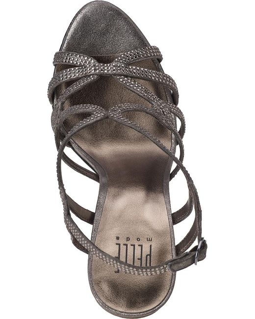 pewter evening sandals