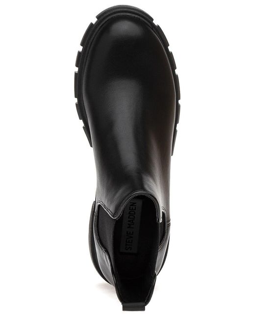 Steve Madden Howler Boot Black Leather - Lyst