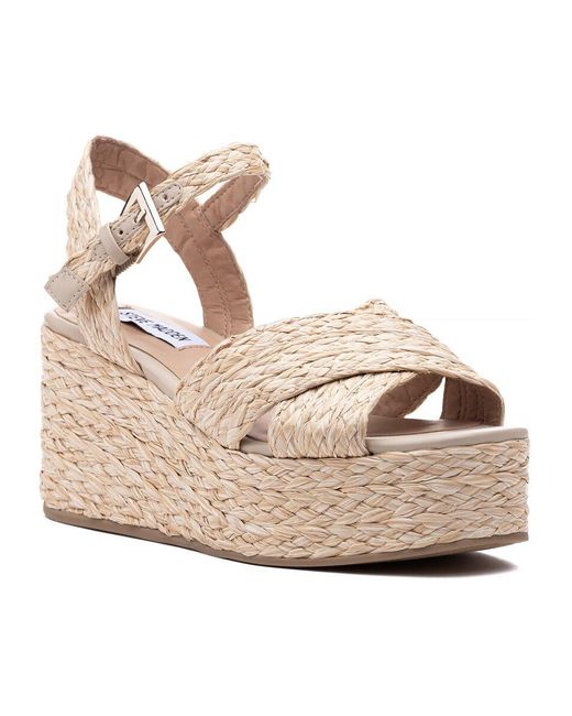 steve madden raffia wedge