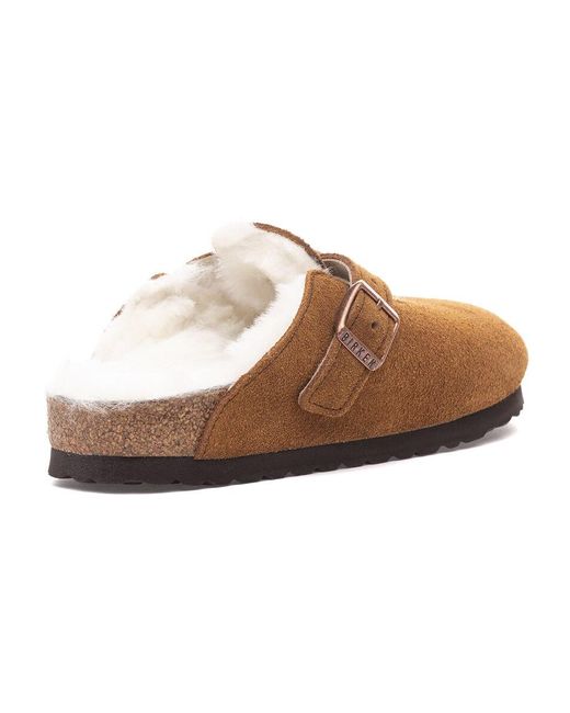 birkenstock shearling clog sale