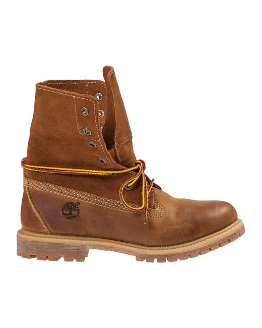 timberland authentics roll top boots
