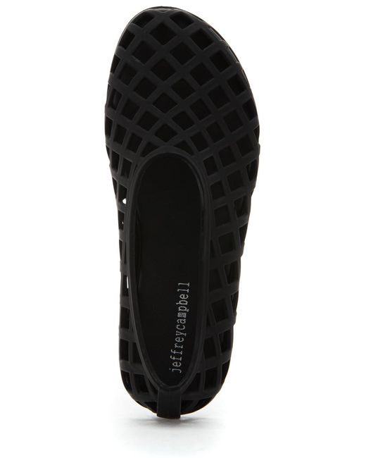 Jeffrey Campbell Black "Jeffrey Campbell Jellz Flat