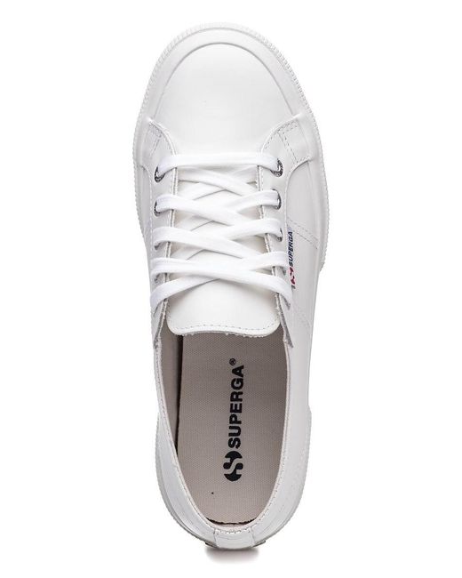 superga 2750 white leather