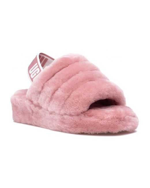 ugg fluffy slippers on sale