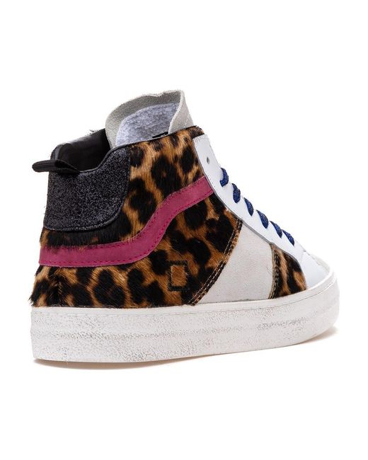 date sneakers leopard