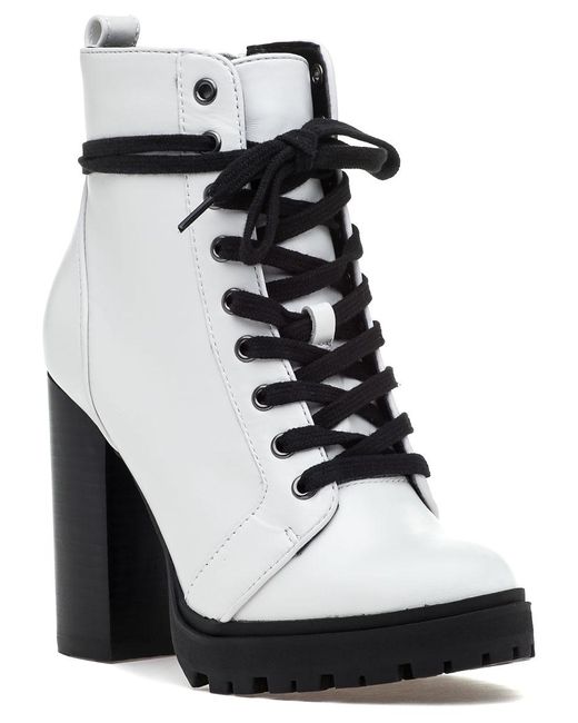 Steve Madden Laurie Boot White Leather