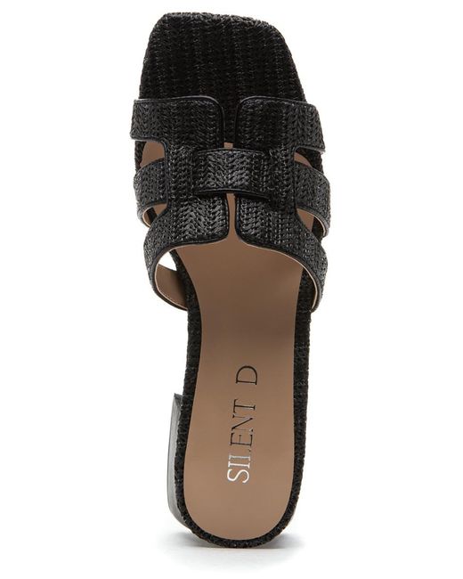 Silent D Black "Silent D Piper Sandal Raffia
