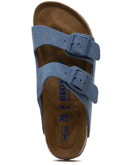 Birkenstock Blue Arizona Soft Footbed Sandal Elemental