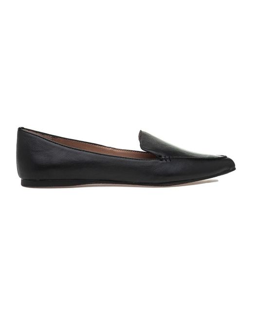 steve madden feather leather loafers