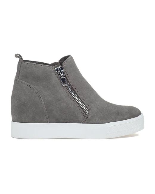 steve madden wedgie gray
