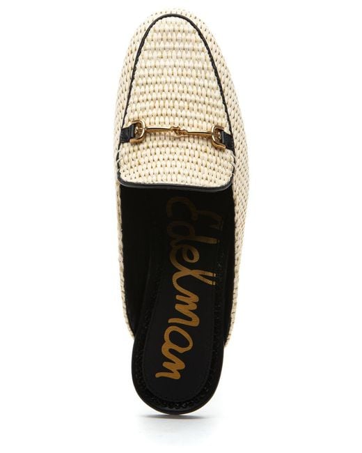 Sam Edelman Black "Sam Edelman Linnie Mule Linen Raffia