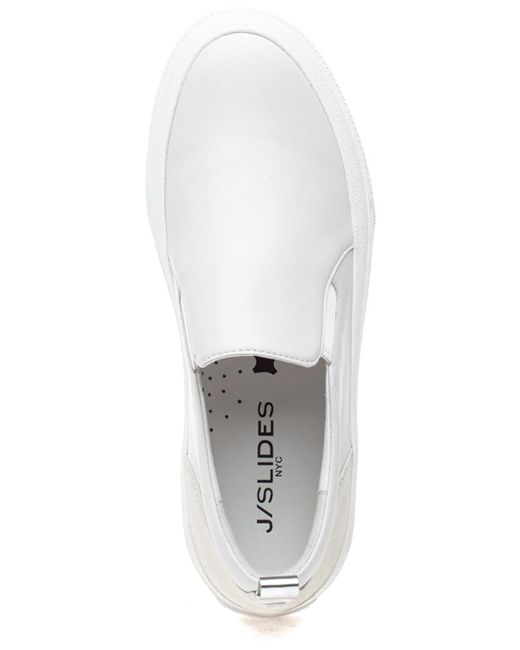 J/Slides Gia Sneaker White Leather Lyst