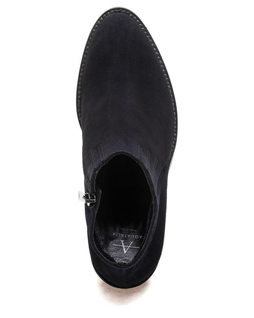 aquatalia navy blue boots