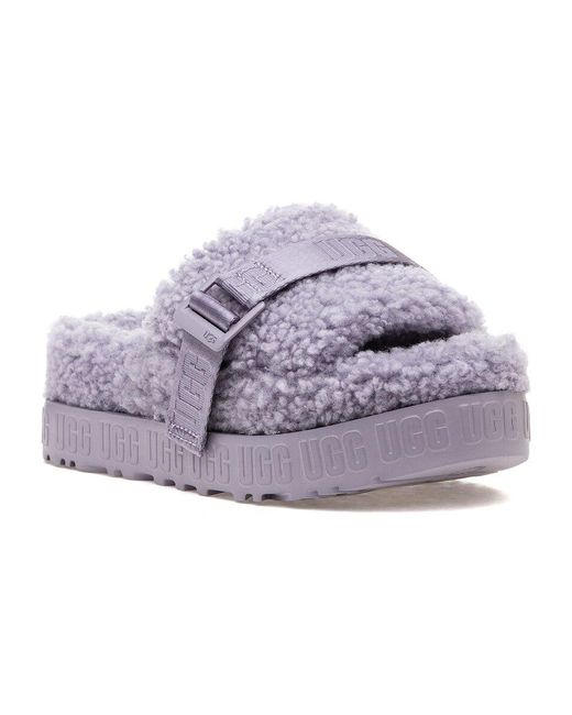 ugg fluffita purple