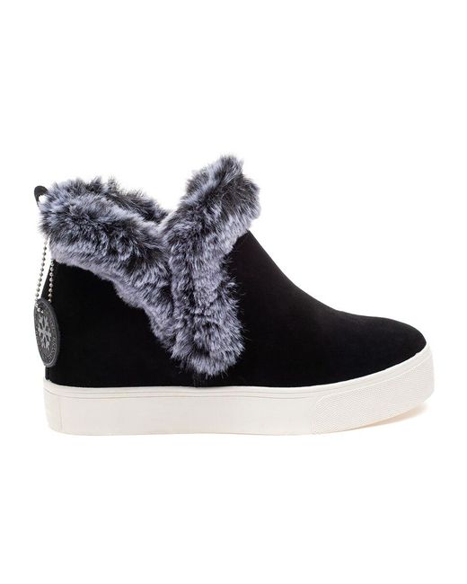 j slide fur sneakers