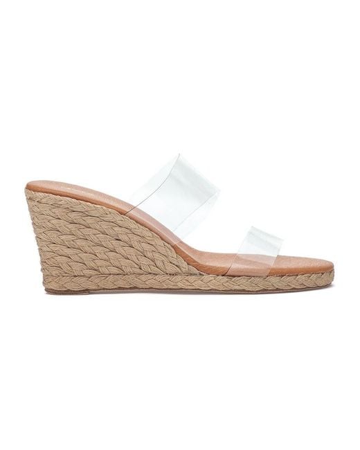 clear wedge espadrilles