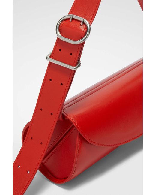 Jil Sander Red Cannolo Small