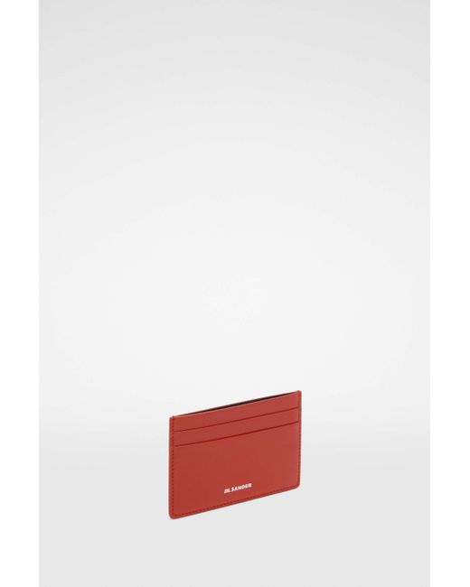 Portacarte di Jil Sander in Red