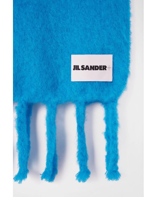 Jil Sander Blue Schal