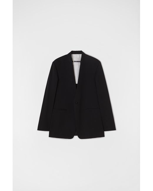 Jil Sander Black Tailored Jacket for men