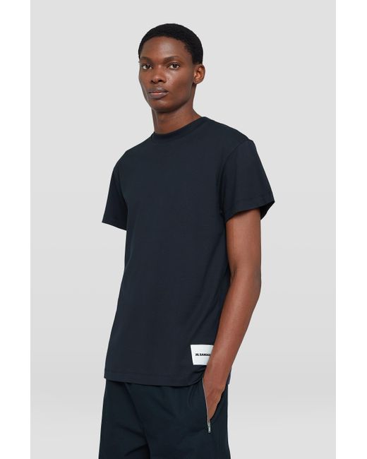 Set di 3 T-Shirt di Jil Sander in Black da Uomo
