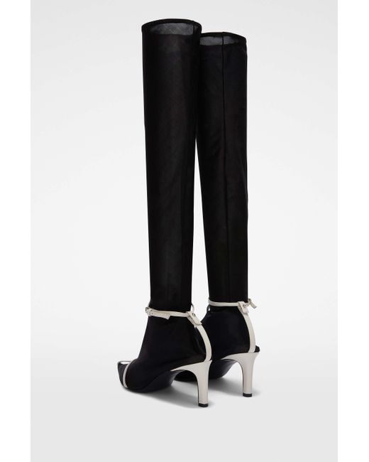 Stivali al ginocchio di Jil Sander in Black