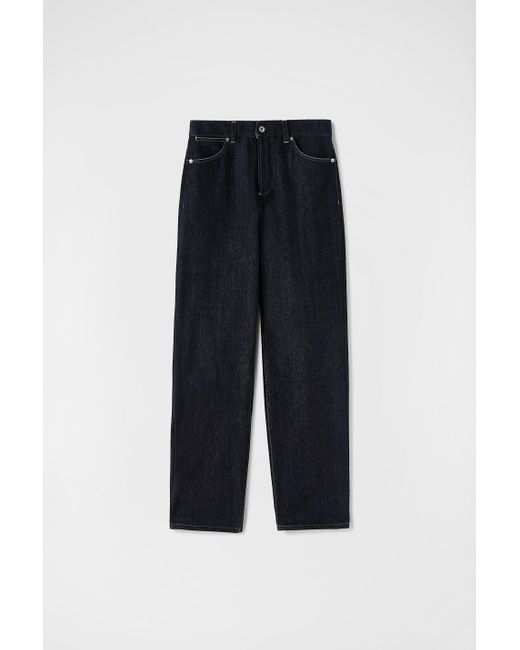 Jil Sander Blue Regular Denim Trousers