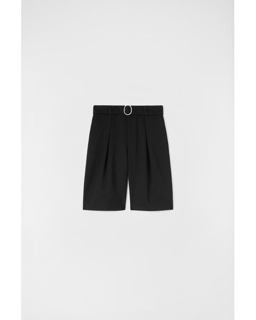 Jil Sander Black Belted Trousers for men