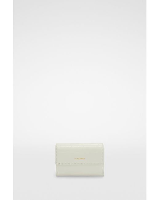 Jil Sander White Mini Wallet