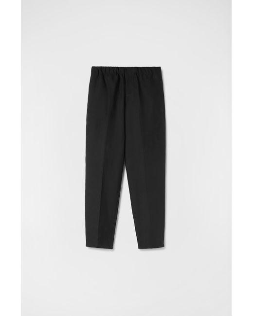 Jil Sander Black Tapered Trousers for men