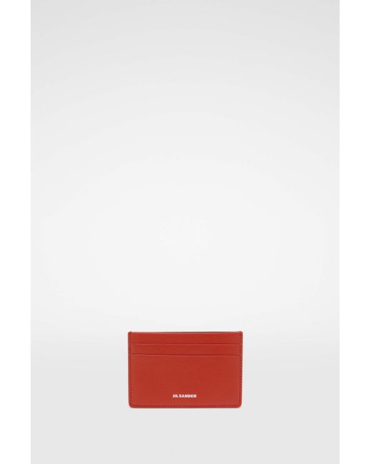 Porte-cartes Jil Sander en coloris Red