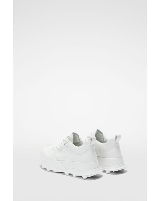 Sneaker Orb di Jil Sander in White