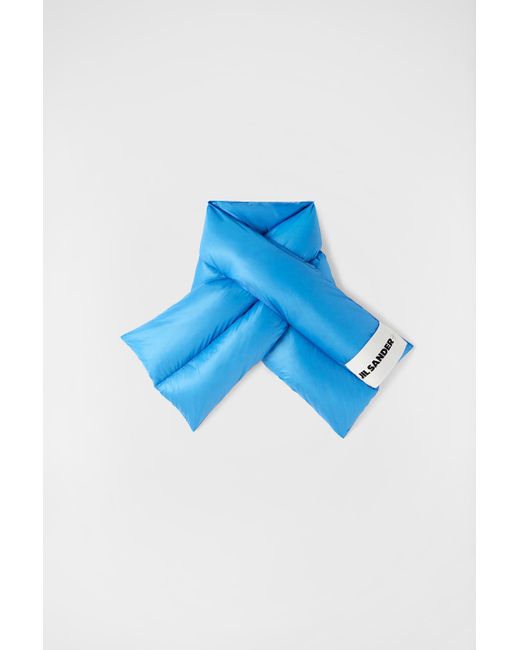 Jil Sander Down Scarf in Blue for Men | Lyst