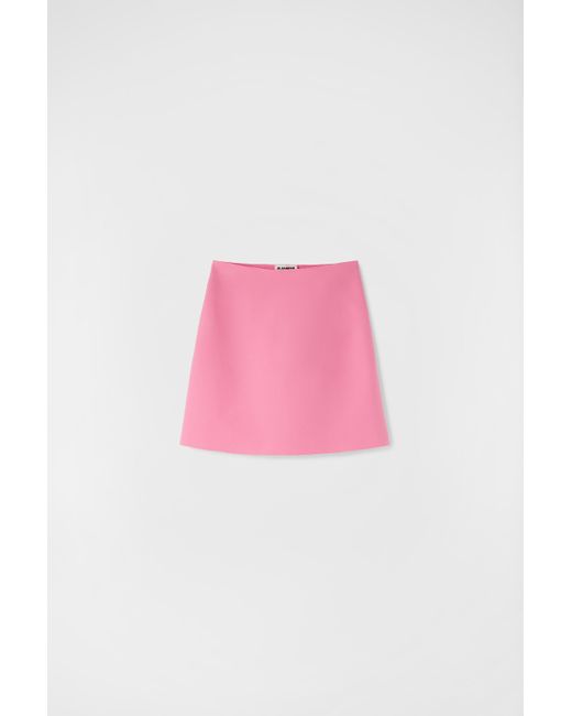 Mini jupe Jil Sander en coloris Pink