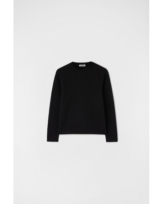Jil Sander Black Crew-neck Sweater