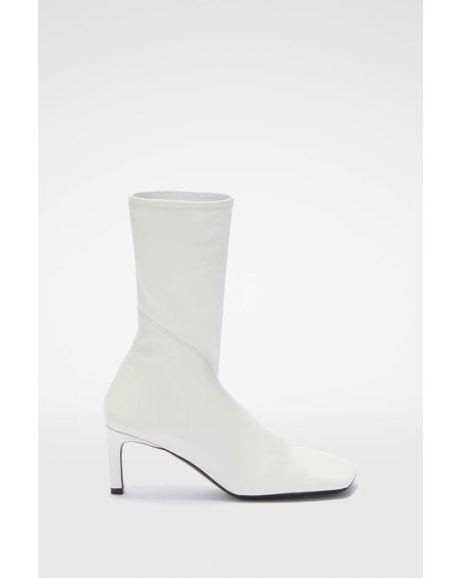 Jil Sander White Stiefeletten