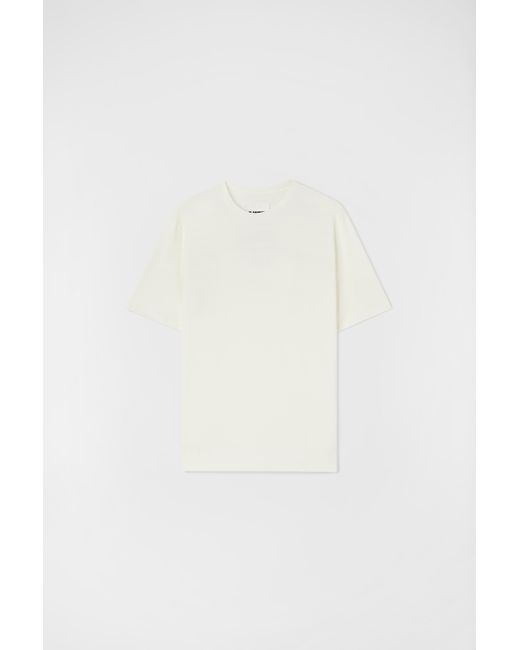 Jil Sander White Crew-neck T-shirt for men