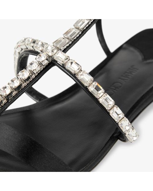 Jimmy Choo Black Gwyn Flat