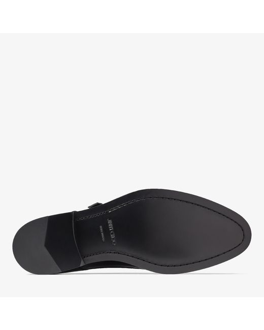 Jimmy Choo Finnion Monkstrap in Black for Men | Lyst