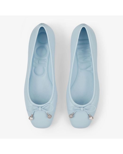 Jimmy Choo Blue Elme Flat