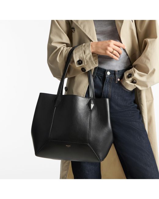 Jimmy Choo Black Diamond Tote Medium