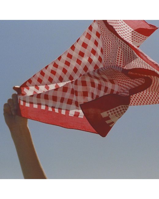 Jimmy Choo Red Sula Bandana