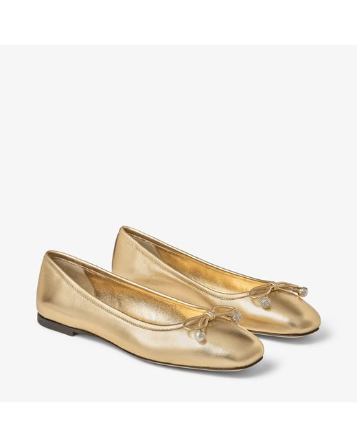 Jimmy Choo Natural Elme Flat