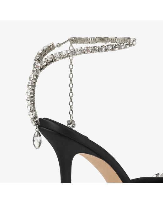 Jimmy Choo Black Saeda 100