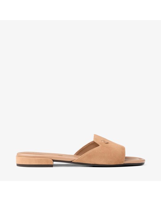 Jimmy Choo Natural Dina Flat