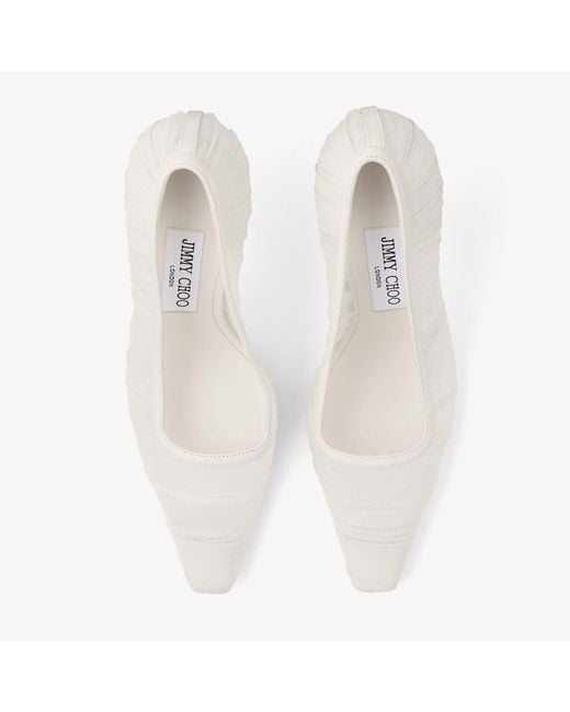 Jimmy Choo White Lotta 100