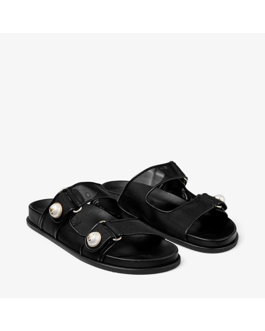 Jimmy Choo Black Fayence Sandal