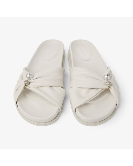Jimmy Choo Natural Rafi Flat