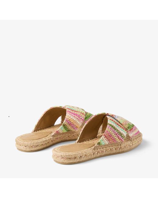 Jimmy Choo Natural Aciel Sandal Flat