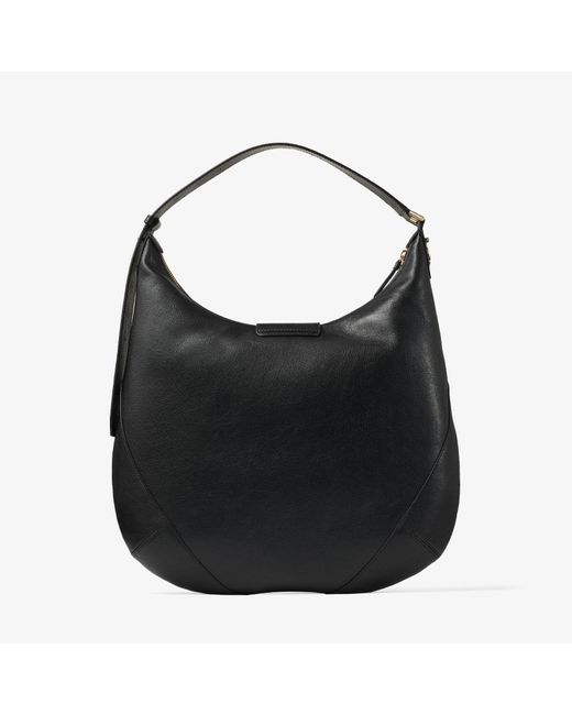 Jimmy Choo Black Bar Hobo Medium